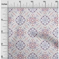 thumbnail image 1 of oneOone Cotton Poplin Bluish Violet Fabric Dot|Heart & Shapes Geometric Fabric For Sewing Printed Craft Fabric By The Yard 42 Inch Wide, 1 of 4