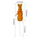 thumbnail image 3 of Simulated Moss Easter Bunny Bow Floral Foam Arranger for Vase Centerpieces 1-Pack, 3 of 6