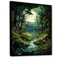 thumbnail image 2 of Designart "Forest captivate Forest Pastoral I" Forest Floater Framed Wall Decor, 2 of 7