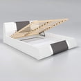 thumbnail image 5 of Rio Modern Upholstered Low Profile Platform Bed with Storage, 5 of 7