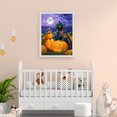 thumbnail image 4 of 5D bricolaje diamante pintura Halloween completo redondo taladro mosaico Rhinestone cuadro conjunto FLhrweasw Nuevo, 4 of 9