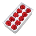 thumbnail image 2 of 10 cabezas de flores de rosas preservadas, flores secas, flores eternas para mujeres, abuela, mamá, aniversario, Navidad, 2 of 9