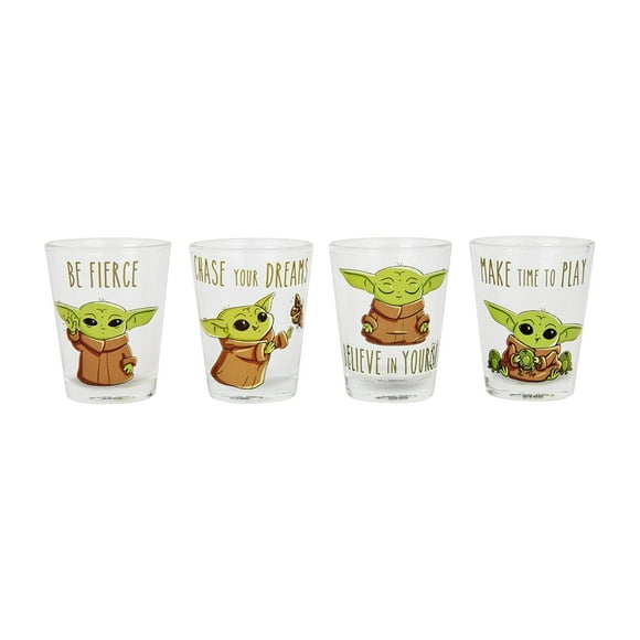 Paquete de 4 minicristales de Star Wars Mandalorian The Child Wisdom
