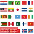 thumbnail image 2 of 105 Pcs Autocollants Drapeau du Monde, 2 of 8