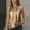 Gold, variant on Women's Metallic Halter Top Sleeveless Pleated Elegant Dressy Party Work Casual Summer Blouses Gold,L