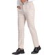 thumbnail image 5 of INSPIRE CHIC Pantalones de vestir de cuadros clásicos para hombres, con frente plano, para oficina y prom, color rosa claro 38, 5 of 7