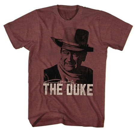 - John Wayne Hollywood Icon Actor Vintage Duke Legend Western Adult T-Shirt Tee