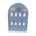 thumbnail image 2 of Soporte de exhibición para decoración de uñas, tablero de práctica acrílico, tablero de Color para uñas, muestra de puntas de uñas azul, 2 of 8