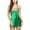 Green, variant on Women Lingerie Sexy Chemise V Neck Satin Sleep Dress Lace Teddy Nightwear Comfortable Stretchy Alluring Mini Nightgown for Couples