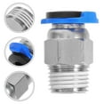 thumbnail image 4 of SHISUYAN 10 Sets DIY 3D Printer Accessories Pneumatic Connector for Air Hose Connections Straight Union Fitting Compatible with M10 Thread for Air Compressor Quick Connectors, 4 of 8