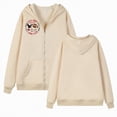 thumbnail image 4 of Towmus Cute Casual Print Zip Up Hoodie Girls Clothes Women Cotton Jacket with Pockets Aesthetic Sweatshirt, 4 of 4