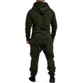 thumbnail image 3 of LAICAIW Combinaison à Capuche pour Hommes, Pyjama une Pièce à Fermeture Éclair, Combinaison de Jogging, 3 of 6