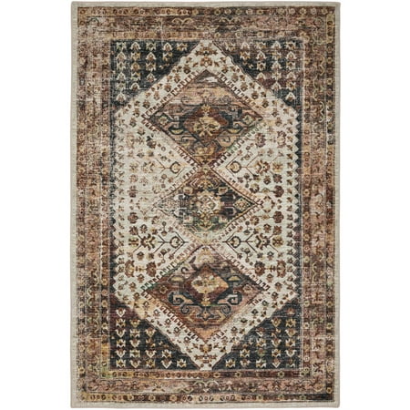 Jericho JC9 Beige Traditional Rug 2  X 3 Jericho collection is the ultimate transitional rug collection. State of the art prismatic color processing technology allows for thousands of color combinations and shading. Crafted in the USA using foreign & domestic materials and US labor. These area rugs are UV stabilized  fade resistant and stain resistant for long lasting color and durability. Extremely heavy  dense pile with soft feel and cushion with incorporated non-skid rubber backing. This rug collection is perfect for all family members and pet owners. Vacuum your rug regularly or shake out. Use straight suction vacuum only  spot clean with clear water. More Details Secondary Colors : Ivory  Mocha  Choc  Paprika  Gold Backing : Rubber Contains Latex : No Rug Pad Recommended : No Reversible : No Outdoor Safe : No Fringe : No Stain Resistant : No Machine Washable? : No Hi-Low Pile : No Pile Type : Cut Clean & Care : Vacuum regularly with straight suction vacuum  without beater bar vacuum on. Spot clean with mild soap and water. Never pull loose rug yarns; always trim with scissors. Extremely Dense Cut Pile Soft  Thick And Plush Unique Depth Of Color Crafted In The USA Heavy  Tight  40 Oz Polyester Pile With Incorporated Non-Skid Backing