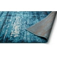 thumbnail image 4 of Well Woven  Sydney Vintage Crosby Blue Modern Distressed Abstract Runner Rug - 2 ft. 7 in. x 12 ft., 4 of 5