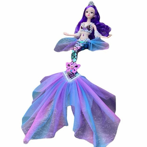 Sirena muneca ropa munecas bebe nina muneca juguetes para ninas Barbi coleccionista regalo de Navidad 50CM Sincero Hogar Bodega Aurrera en linea