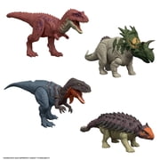 Jurassic World Rebirth Wild Roar Ankylosaurus Dinosaur Toy, Tail Attack Motion & Sound