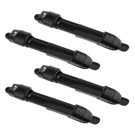 4x Adjustable Saltwater Wheel Rolling Seat Platform Stainless Steel Rod Holder