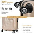 thumbnail image 5 of Luggage 3-Pieces Set Travel Lightweight Suitcases with TSA lock Champagne 20"24"28", 5 of 6