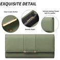 thumbnail image 2 of FALAN MULE Womens Wallets RFID Blocking Leather Clutch Long Wallet for Women Card Holder Ladies Travel Purse, 2 of 6
