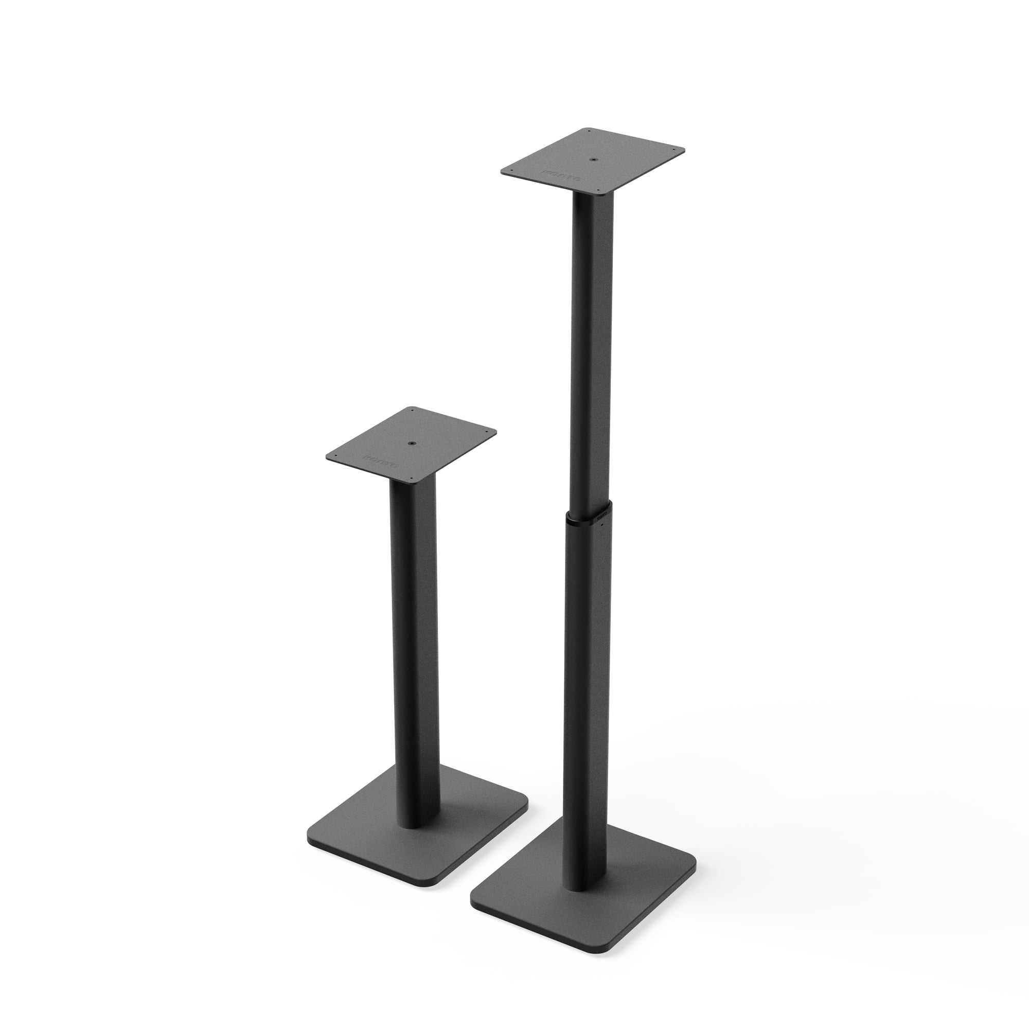 Kanto SPH Universal Height Adjustable Bookshelf Speaker Stands | Black, Pair