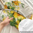 thumbnail image 4 of Twin Sze Fitted Sheet Set - Sunflower Yellow 2 Piece Bedding Sets 16" Deep Pocket Fitted Sheet with 1 Pillowcase, Retro Southwest Country Plant Leaf Floral Brushed Microfiber Hotel Luxury Bed Sheets, 4 of 9