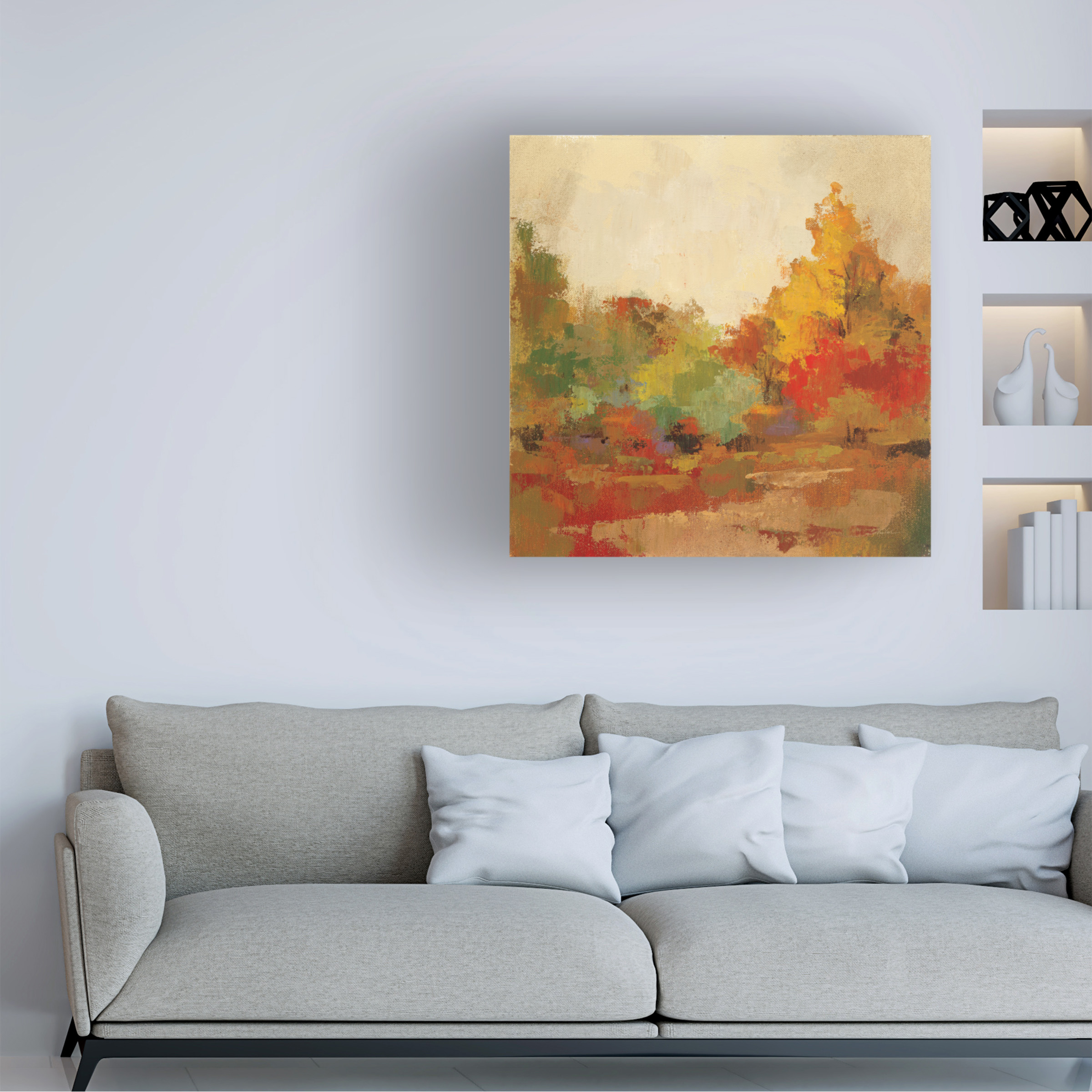 Trademark Fine Art 'Fall Forest II' Canvas Art by Silvia Vassileva