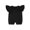 Black, variant on Bslissey Baby Girls Summer Jumpsuit Shorts Fly Sleeve Solid Color One Piece Romper Infant Crew Neck Bodysuit Newborn Casual Clothes 3M 6M 12M 18M