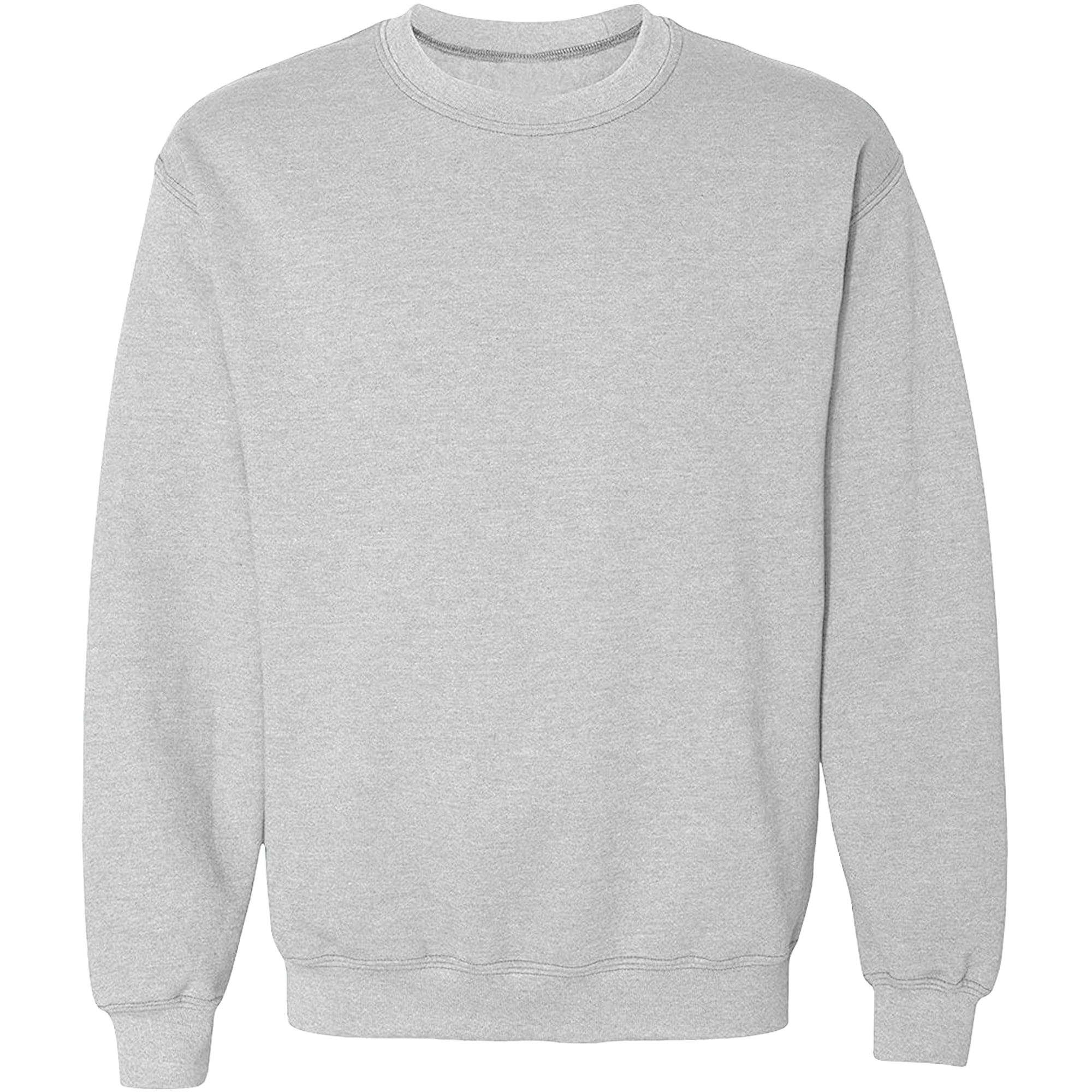 Radyan's Adult Pullover Fleece Sweatshirt, Heather Gray, 4X-Large ...