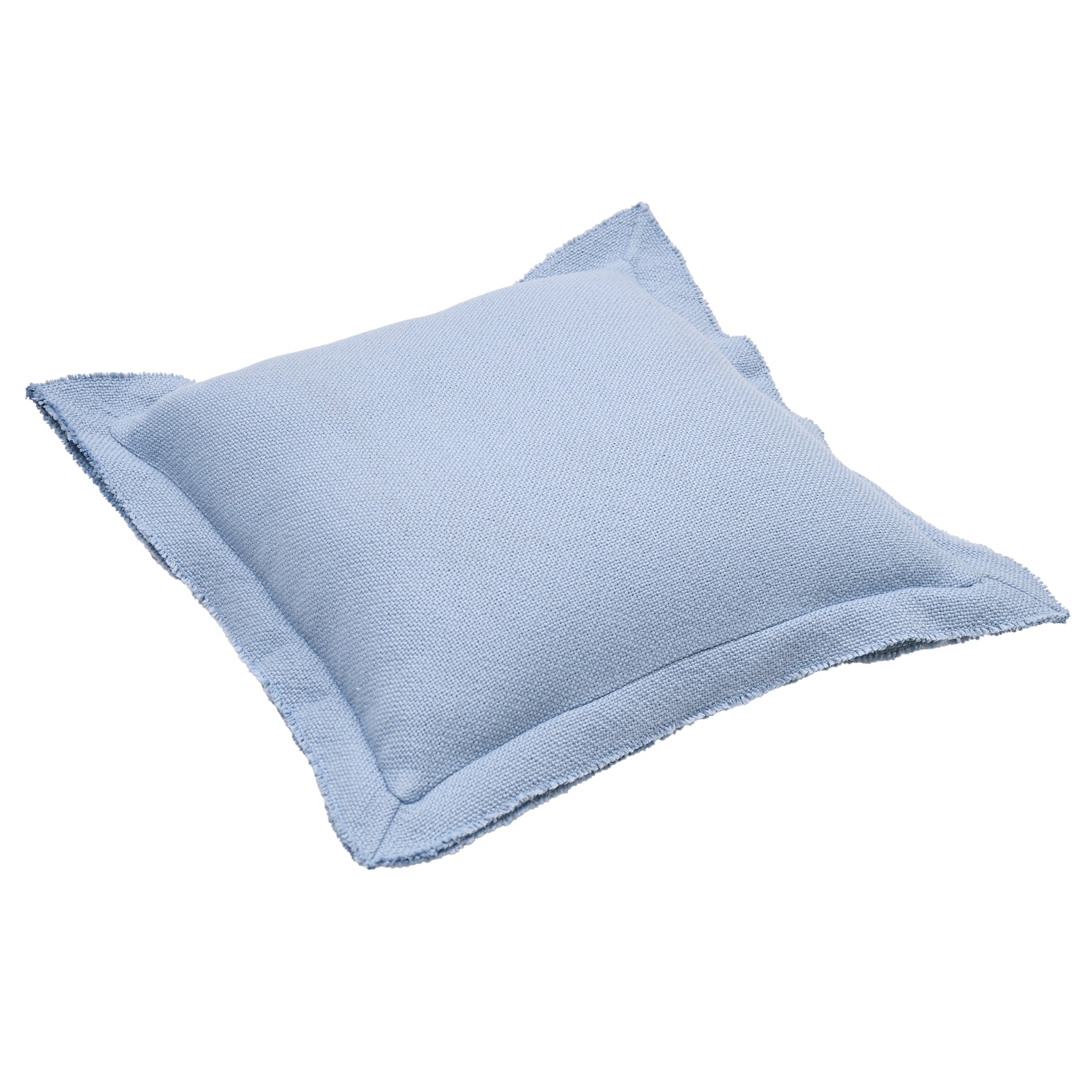 Better Homes & Gardens 20" x 20" Blake Bi-Flange Throw Pillow Cover, Blue Silver