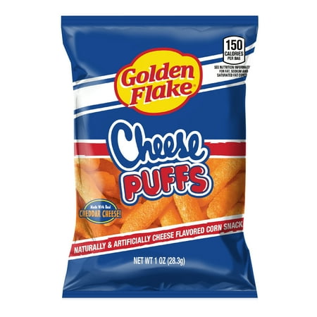 Golden Flake Cheese Puffs, 1 oz Bag