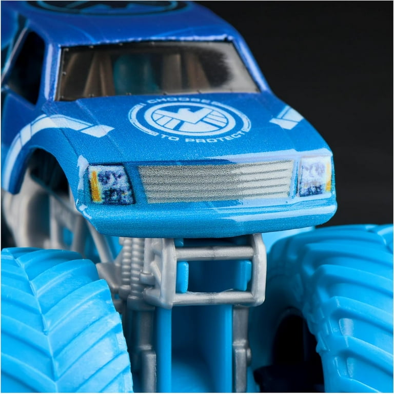 MONSTER JAMモンスター ジャムMARVEL HEROES TRUCKS Monster Jam Marvel Official S.H.I.E.L.D. Monster Truck, Die-Cast