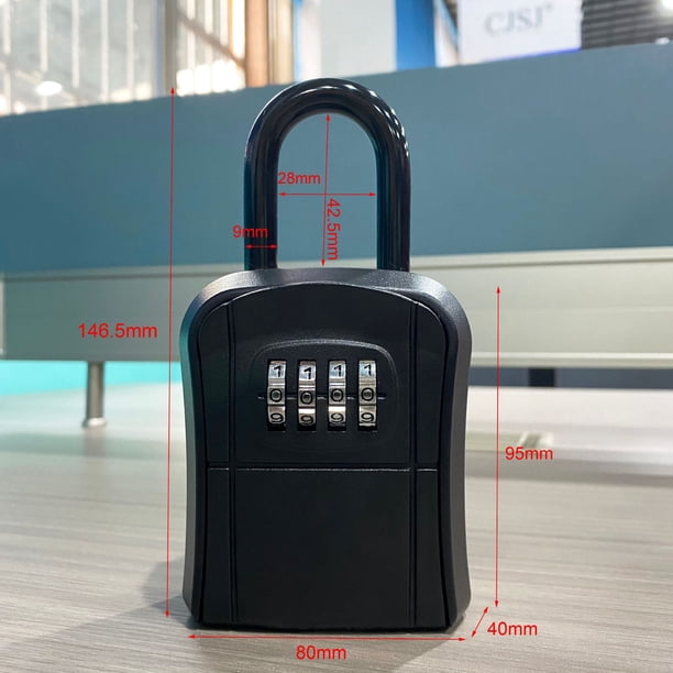 Caja de contraseña con forma de ojo de gato, caja de seguridad de metal montada en la pared, caja de almacenamiento de seguros, caja de contraseña pequeña