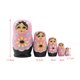 thumbnail image 3 of 5 Uds Rusas de Anidación de Dibujos Animados Matryoshka Juguete de Apimiento de Anidado para para Decoración Del H 5 capas rosa Baoblaze muñeca rusa de anidación, 3 of 8