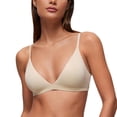 thumbnail image 1 of Sostén CRZ YOGA Softhold Sin Aros con Tirantes Ajustables Color Beige Talla M, 1 of 5
