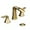 Brushed Gold, variant on Brushed Gold Bathroom Faucet 3 Hole, Waterfall 8 Inch Widespread Bathroom Sink Faucet with Pop-up Drain, Two-Handle Faucet for Bathroom Sink
