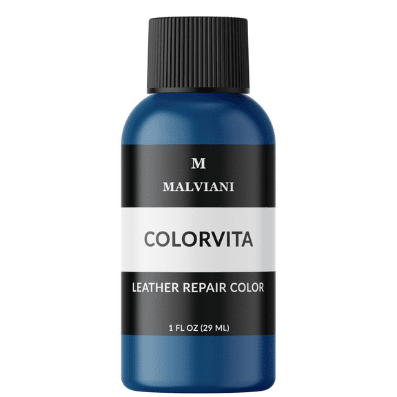 Leather Repair Color Restorer Sapphire Blue - Repair Couch, Furniture, Car Seat, Sofa & Purse 1 oz.