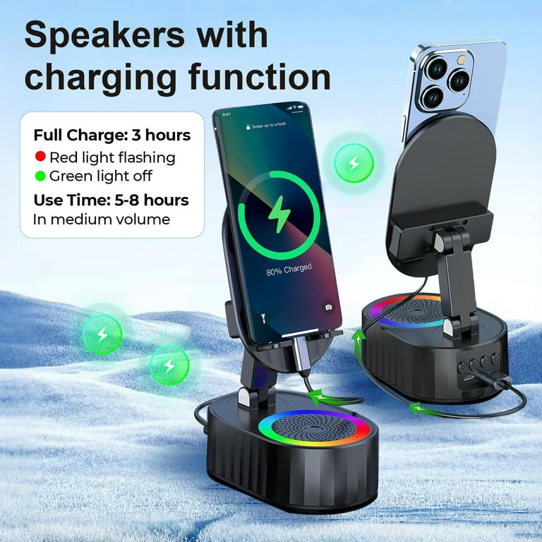 Selencia AquaPlay Bluetooth Speaker - Draadloze speaker - Waterproof - Black