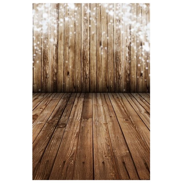 Fondo de fotografía vintage con vetas de madera para recién nacidos (K-5004)