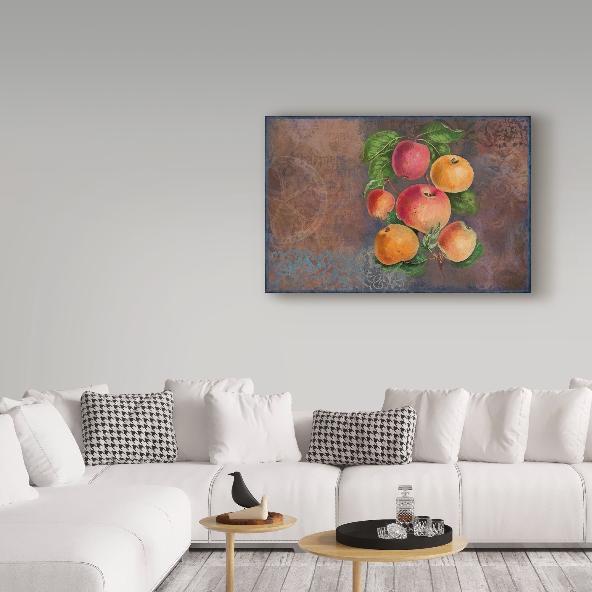 Trademark Fine Art 'Apples Fruit Series' Canvas Art by Cora Niele