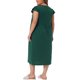 thumbnail image 3 of Agnes Orinda Camisón de Talla Grande para Mujeres del Día de San Patricio con Encaje, Cuello en V, Mangas Cortas, 2X Verde Oscuro, 3 of 6