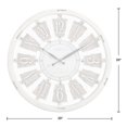 thumbnail image 4 of FirsTime & Co. Antique Plaques Wall Clock, 20", White, 4 of 4