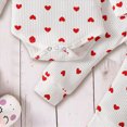 thumbnail image 4 of zuwimk Baby Girl Newborn Outfit Ruffle Ribbed Romper Floral Pants Set(0-3 Months,White), 4 of 6