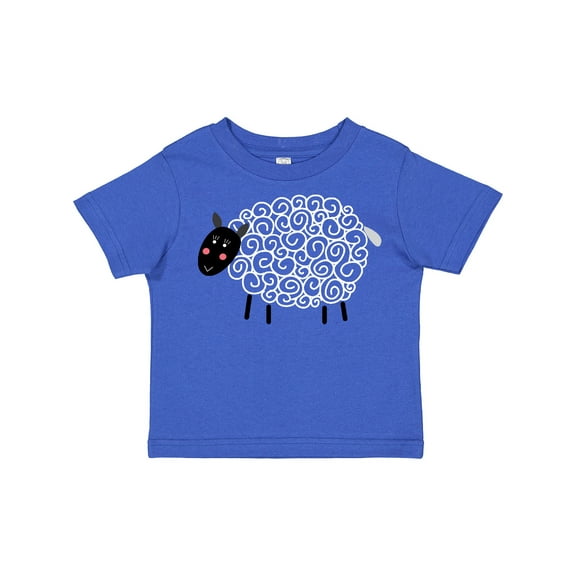Inktastic Sheep Curly Wool Lamb Cute Boys or Girls Toddler T-Shirt