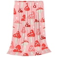 thumbnail image 2 of Fotbe Cute Mushroom1 Manta de Franela Acolchonada con Estampado, Súper Suave y Esponjosa, Extra Grande para Sofá, Cama, Uso Todo el Año-50"x40", 2 of 7