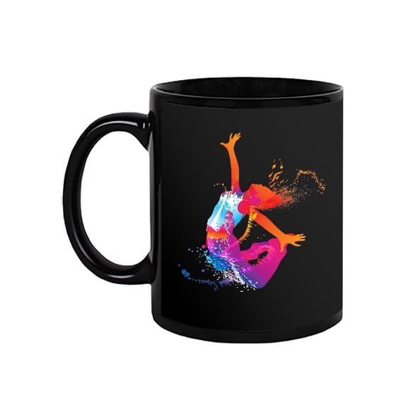 Dancing Girl Silhouette. Mug  -Image by Shutterstock,