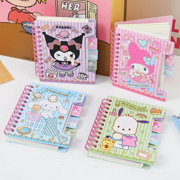 Anime Sanrio Diary Notebook My Melody Hellokitty Kuromi