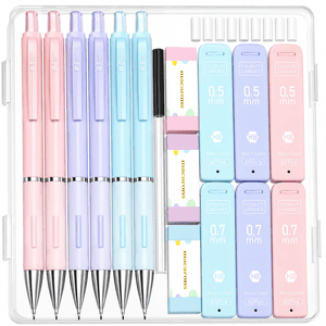 Four Candies Mechanical Pencil Set, 6-Pack With Refills