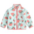 thumbnail image 3 of KYAIGUO Toddler Boys Girls Winter Fleece Jacket Fall Winter Padded Coats for Kids Baby Warm Jacket Outerwear Unisex Zipper Prints Coats 9M-7Y Spring Fall Jacket Clothes, 3 of 8