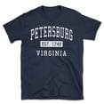 thumbnail image 1 of Petersburg Virginia Classic Established Men's Cotton T-Shirt, 1 of 1