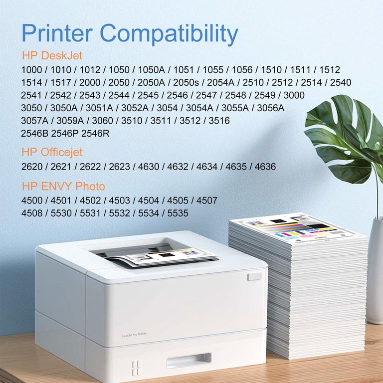 2 Cartucce Nere HP 61 XL Compatibili - Per Deskjet 3050, 3510, Officejet 2622, Envy 4509 E Molti Altri